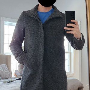 Matinique Wool Blend Trench Pea Over Coat